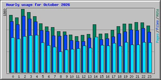 Hourly usage for October 2026