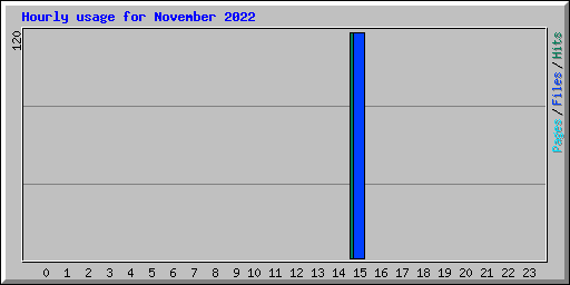 Hourly usage for November 2022