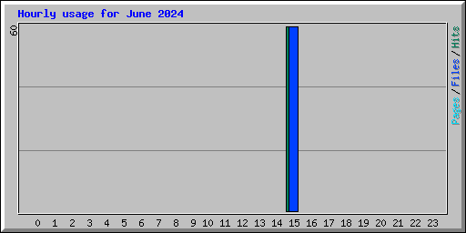 Hourly usage for June 2024
